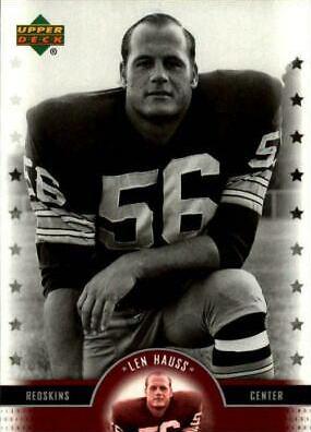 Len Hauss #34 Football Cards 2005 Upper Deck Legends