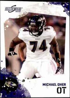 Michael Oher #23 Football Cards 2010 Panini Score
