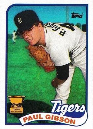 Paul Gibson #583 Baseball Cards 1989 Topps