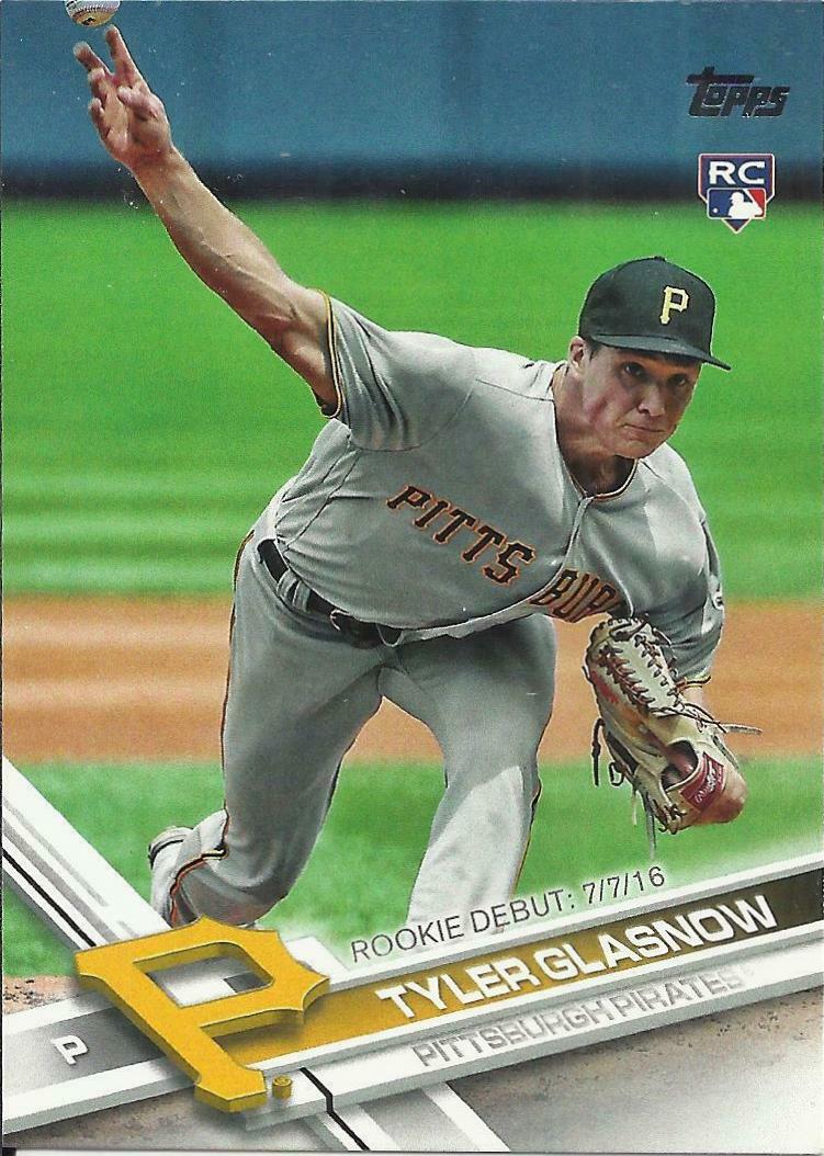 Tyler Glasnow #US116 Baseball Cards 2017 Topps Update