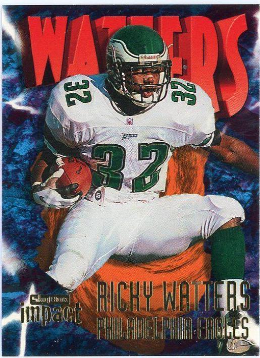 Ricky Watters #14 Football Cards 1997 Skybox Impact