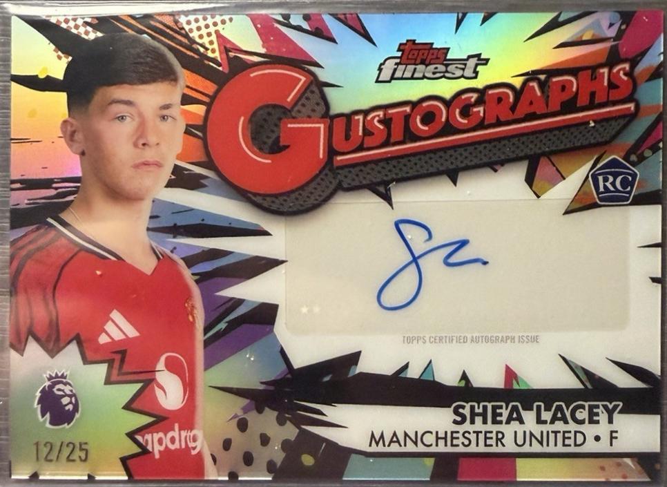 Shea Lacey #GG-SL 2026 Topps Finest Premier League Gustographs