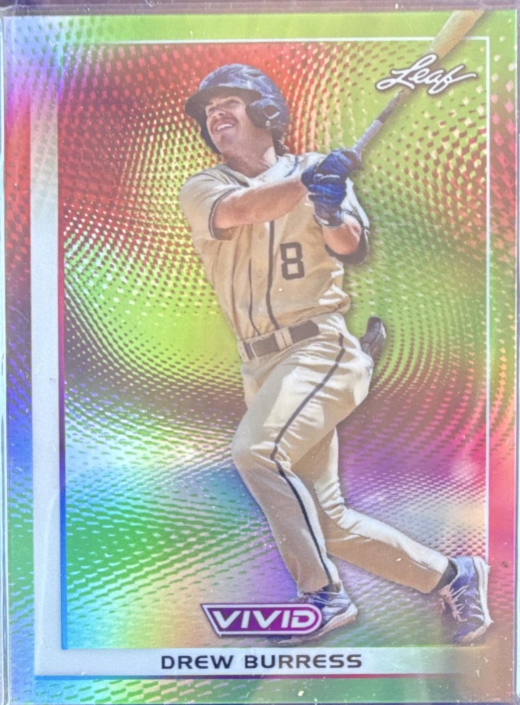 Drew Burress #62 2026 Leaf Vivid Baseball
