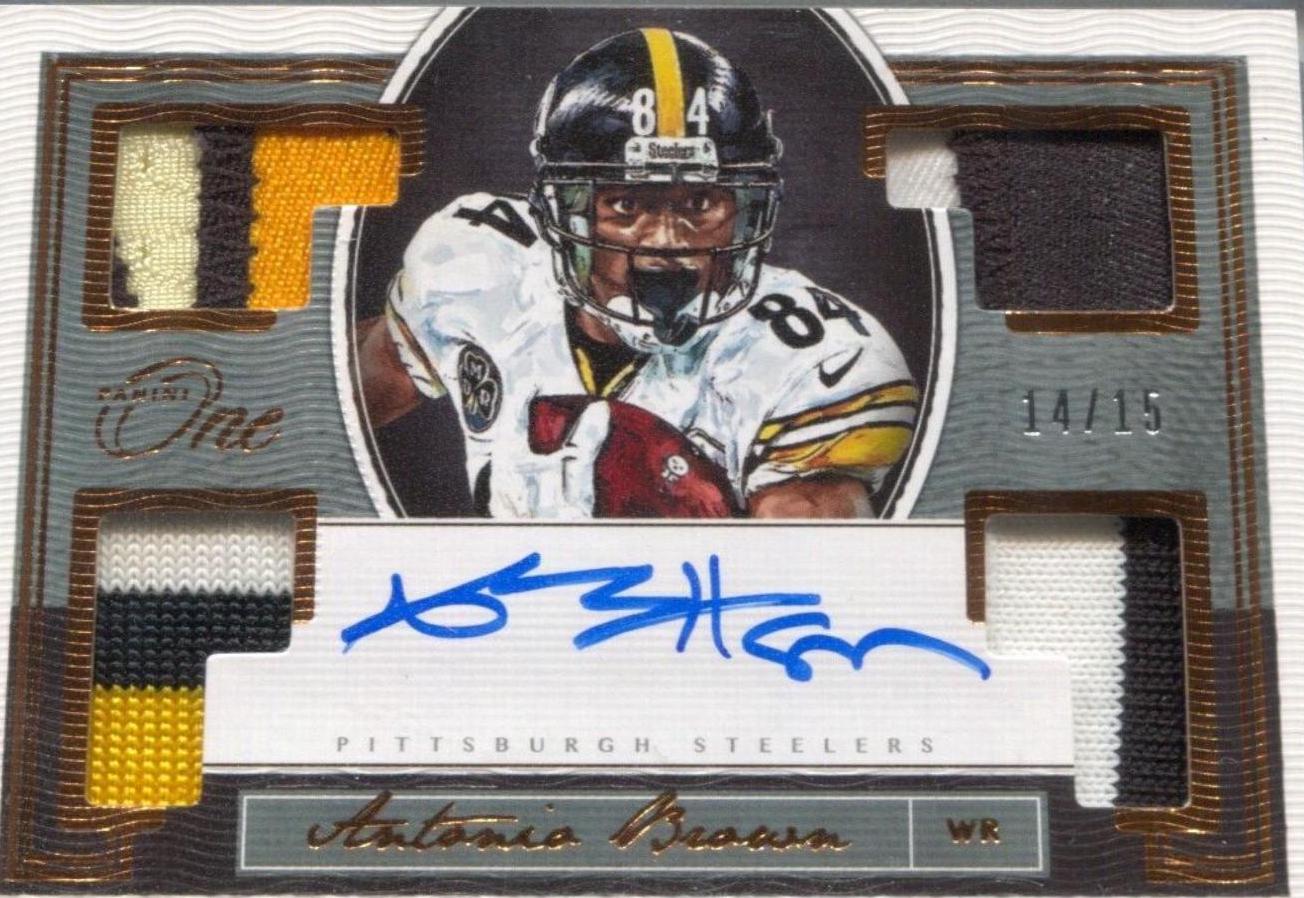 Antonio Brown #110 2018 Panini One Football