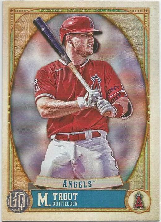 Mike Trout #GQ-244 2021 Topps Gypsy Queen Baseball