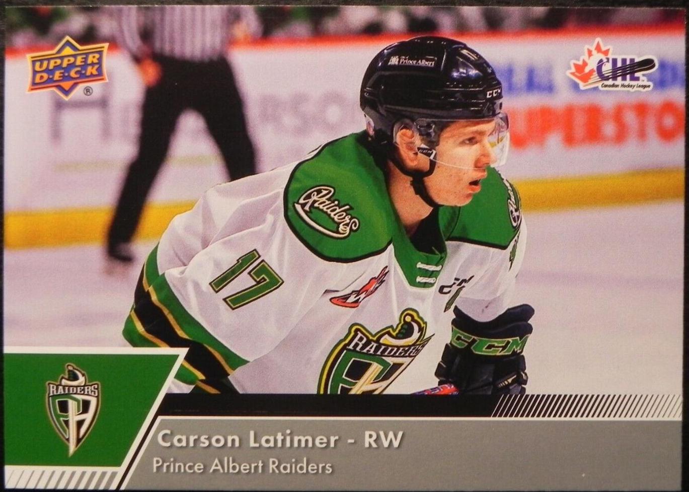 Carson Latimer #258 2022 Upper Deck Chl Hockey