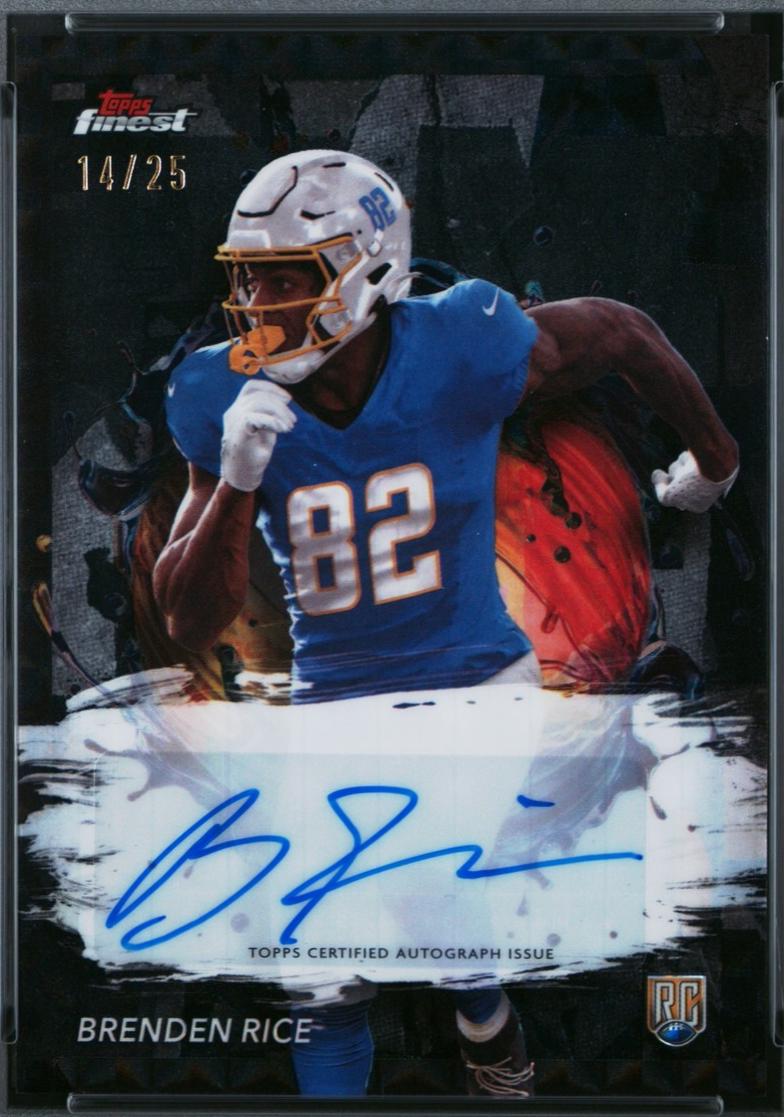 Brenden Rice [Black Geometric Refractor] #RFA-BR