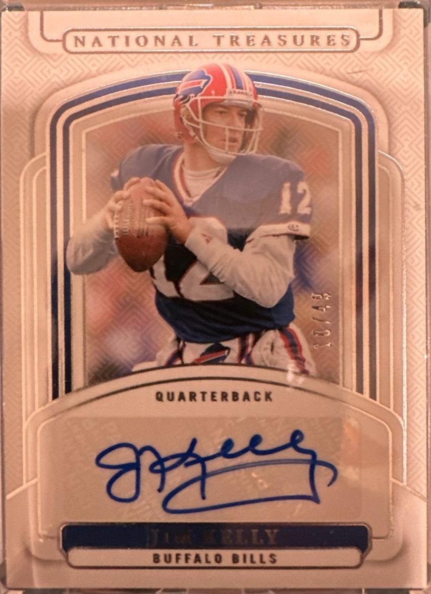 Jim Kelly #10 2024 Panini National Treasures Football Signatures
