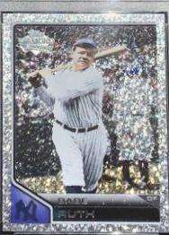 Babe Ruth [Diamond Anniversary Platinum Refractor] #100