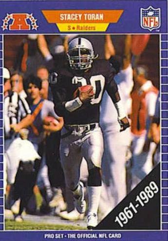 Stacey Toran #193 Football Cards 1989 Pro Set