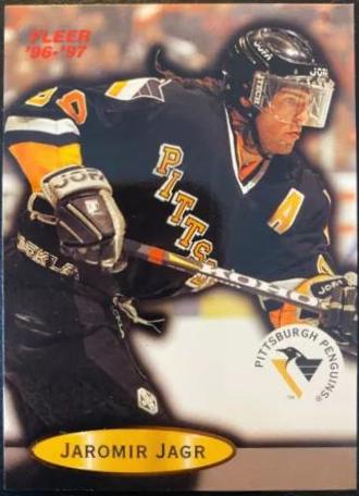 Jaromir Jagr #86 Hockey Cards 1996 Fleer