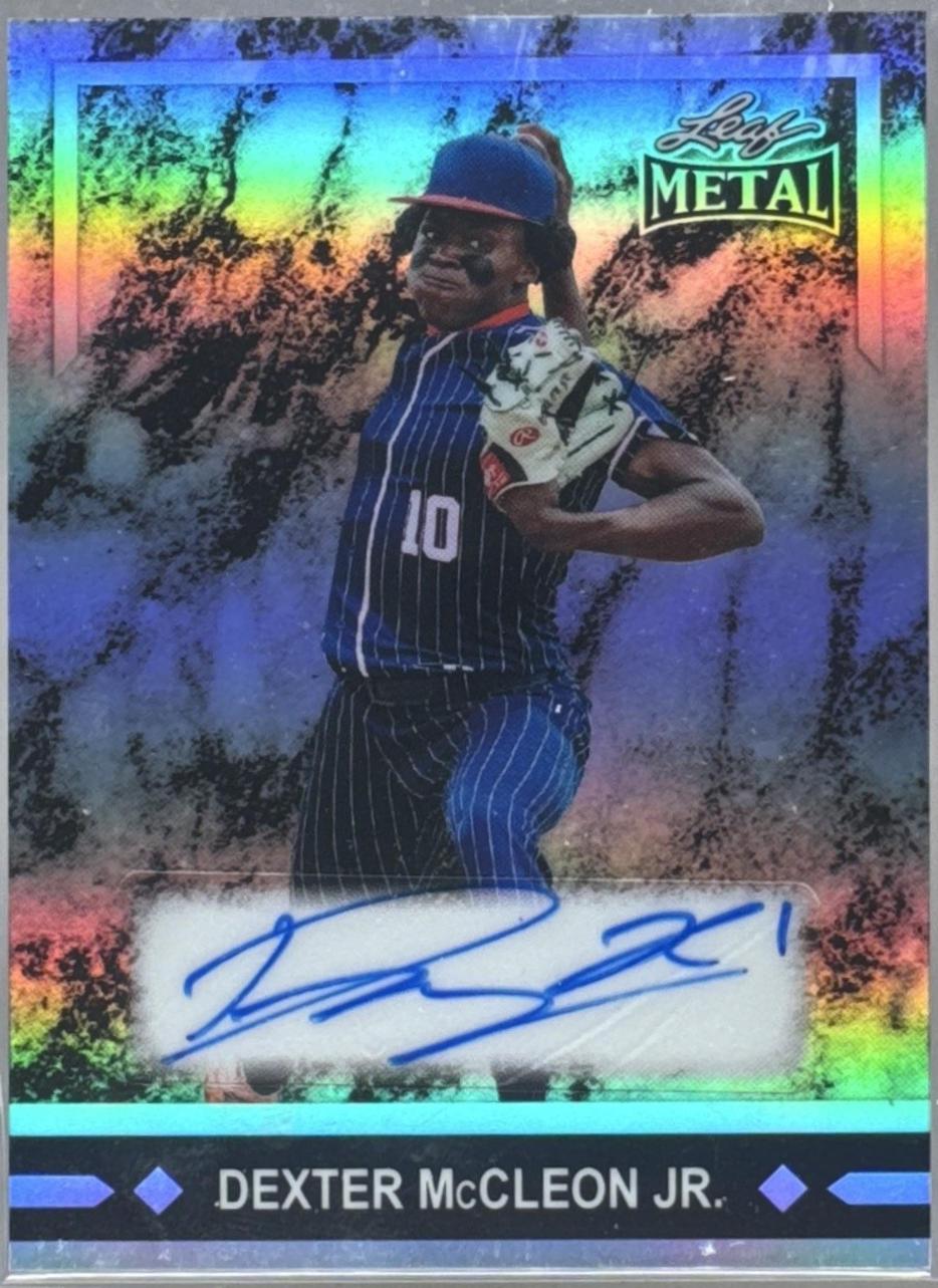 Dexter McCleon Jr. #91A-DMC 2026 Leaf Metal 1991 Gold Leaf Prospects Autograph Baseball
