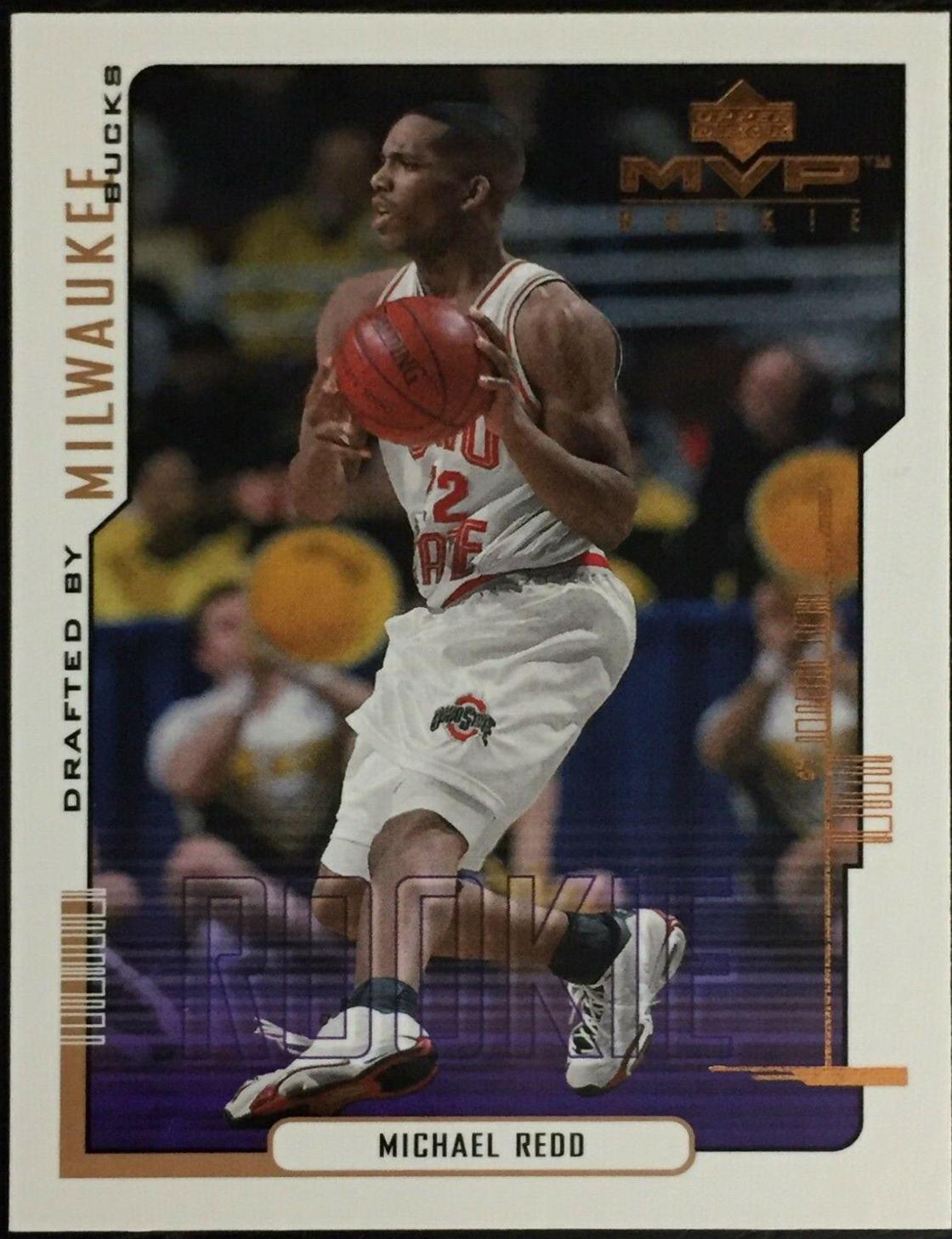Michael Redd #218 Basketball Cards 2000 Upper Deck MVP