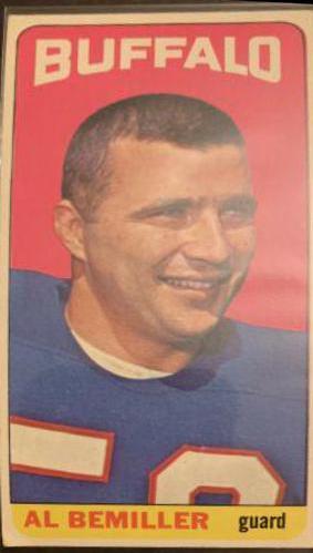 Al Bemiller #25 Football Cards 1965 Topps