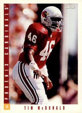 Tim McDonald #105 Football Cards 1993 Panini Score