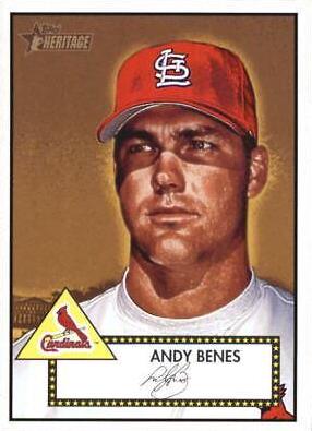 Andy Benes #203 Baseball Cards 2001 Topps Heritage