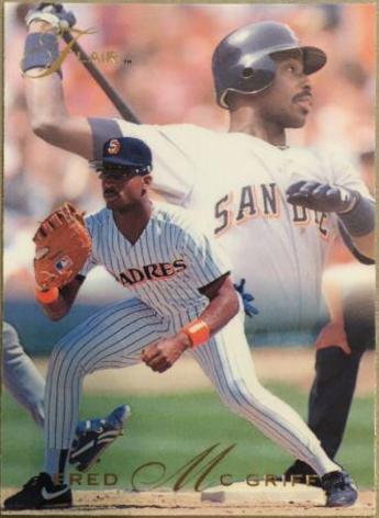 Fred McGriff #8 Baseball Cards 1993 Flair