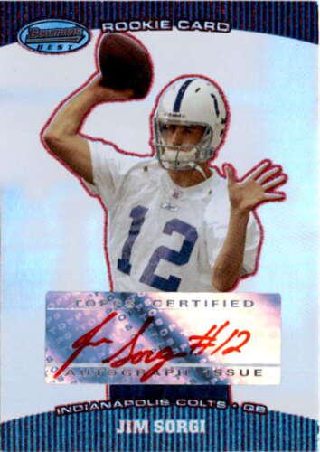 Jim Sorgi [Autograph Red] #140