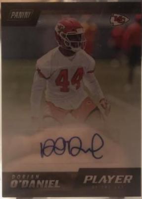 Dorian O'Daniel #DO Football Cards 2018 Panini Player of the Day Autographs