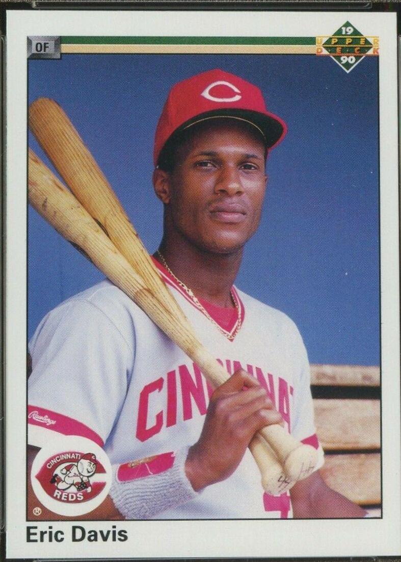 Eric Davis #116 Baseball Cards 1990 Upper Deck