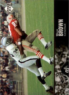 Willie Brown #26 Football Cards 1997 Upper Deck Legends