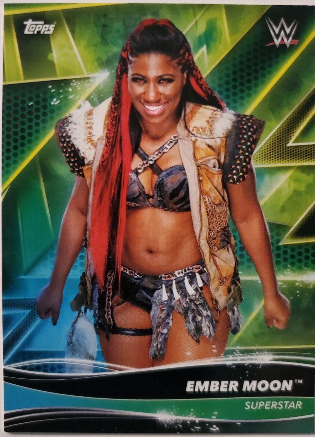 Ember Moon #37 Wrestling Cards 2021 Topps WWE Superstars