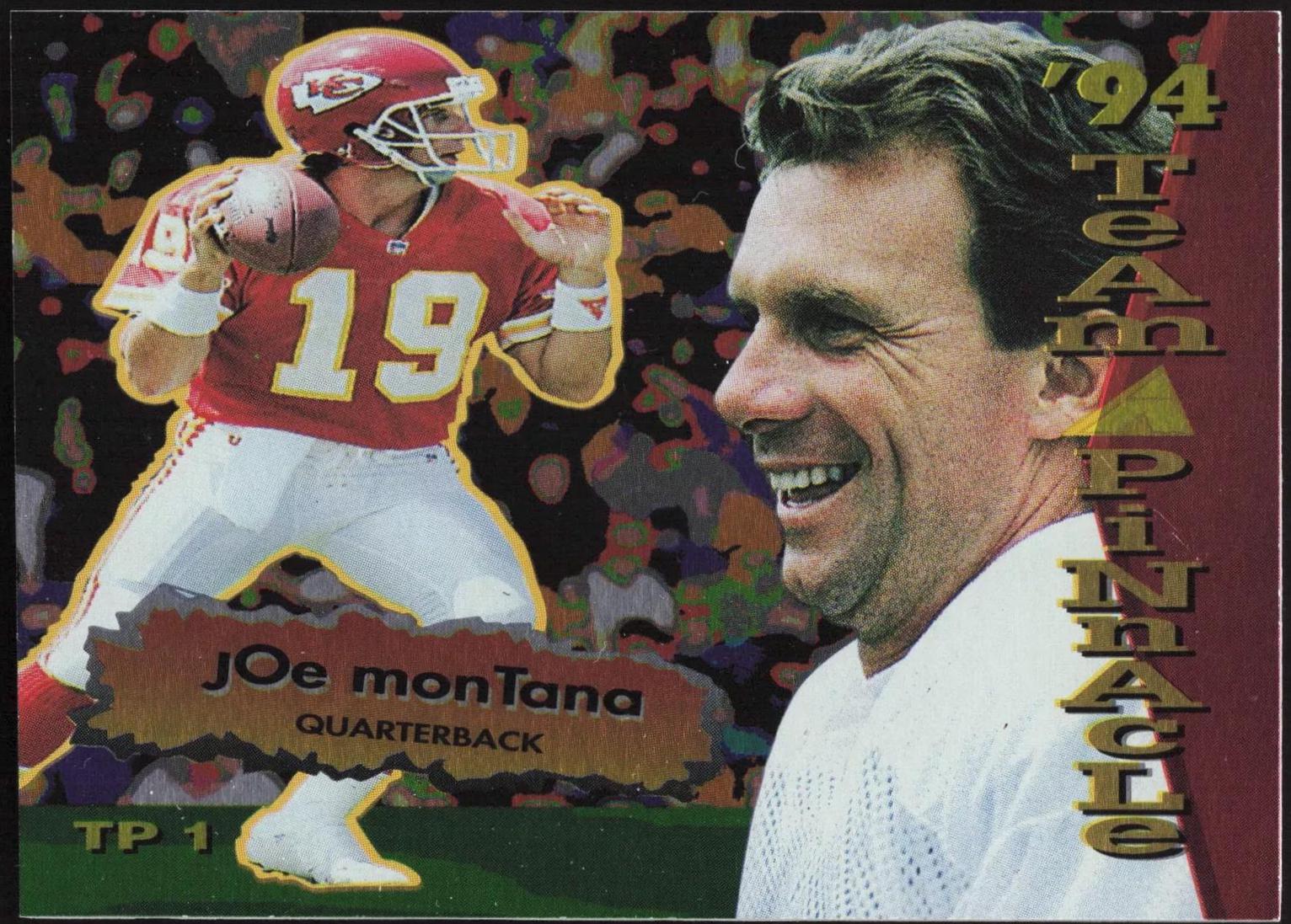 Joe Montana / Troy Aikman #TP1 Football Cards 1994 Pinnacle Team