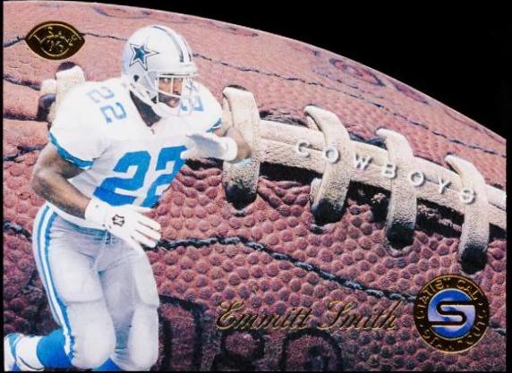 Emmitt Smith Football Cards 1996 Leaf Statistical Standouts