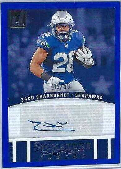 Zach Charbonnet [Blue] #SSE-ZCH Prices | 2024 Panini Donruss