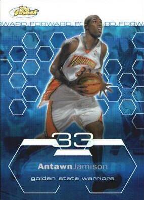 Antawn Jamison Gold Refractor #43 Basketball Cards 2002 Finest