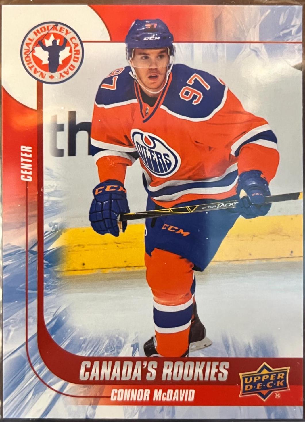 Connor McDavid #CAN-6 Hockey Cards 2015 Upper Deck National Hockey Card Day Canada