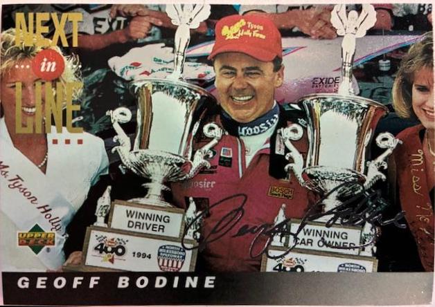 Geoff Bodine #115 Racing Cards 1994 Upper Deck NASCAR