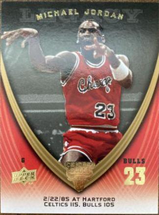 Michael Jordan #54 Basketball Cards 2008 Upper Deck Jordan Legacy