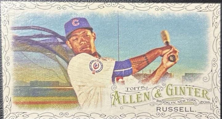 Addison Russell [Mini Black Border] #23