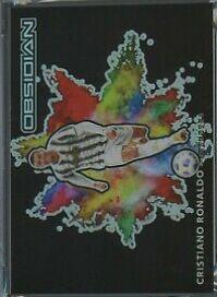 Cristiano Ronaldo #5 Soccer Cards 2020 Panini Obsidian Black Colorblast