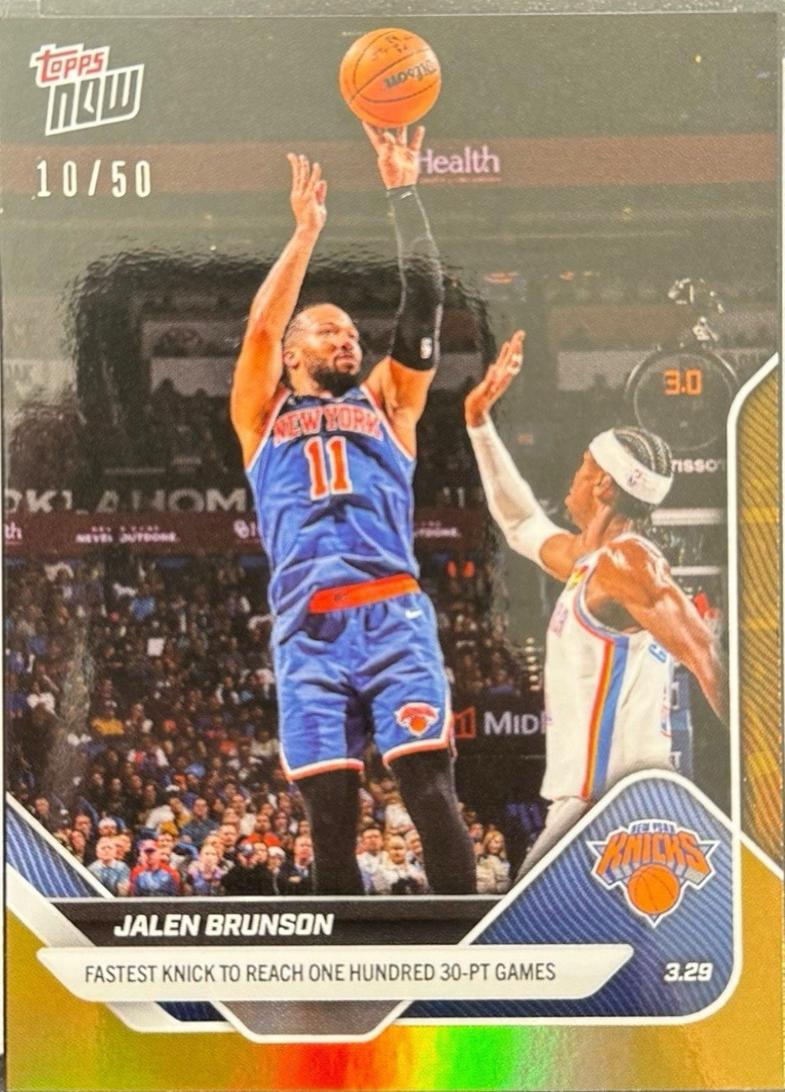Jalen Brunson [Gold] #231
