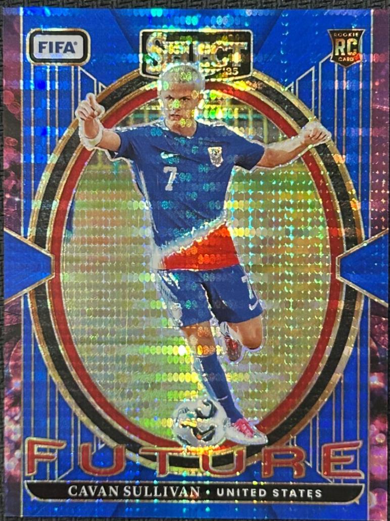 2024 Panini Select FIFA Future Cavan Sullivan [Blue Pulsar] #12 card