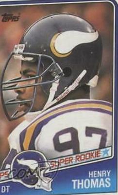 Henry Thomas #156 Football Cards 1988 Topps