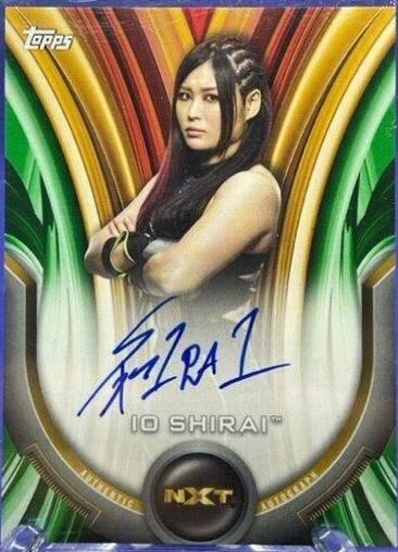 Io Shirai #A-IS Wrestling Cards 2020 Topps WWE Women's Division Autographs