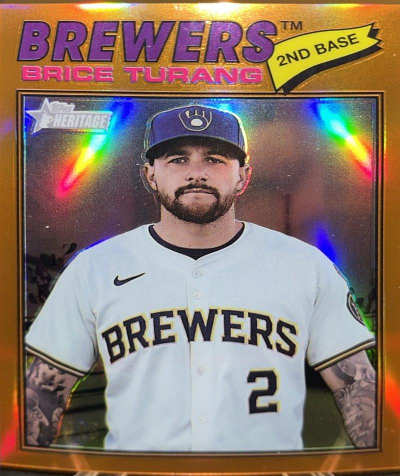 Brice Turang [Orange Bordered Chrome] #325