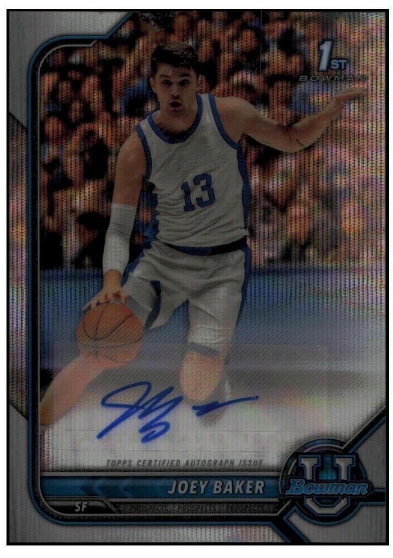 Joey Baker [Lava Refractor] #BCPA-JBA