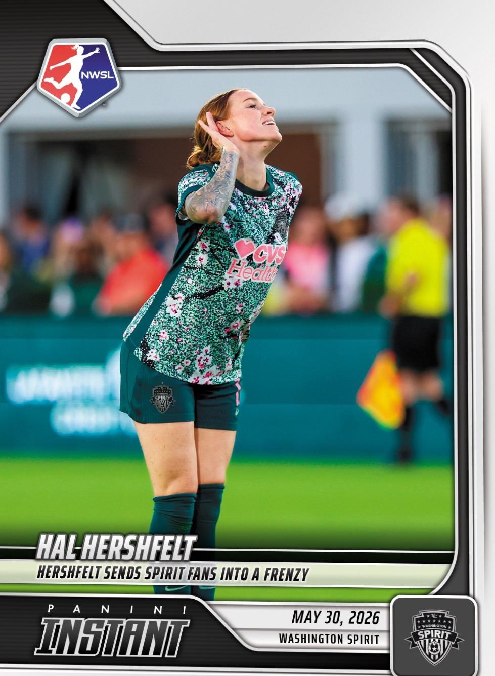 Hal Hershfelt #84 2026 Panini Instant Nwsl Soccer
