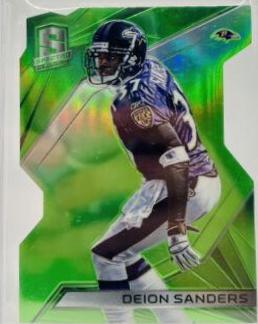 Deion Sanders [Redskins Neon Green Die Cut] #31