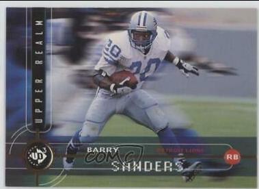 Barry Sanders #61 1998 Upper Deck UD3 Football