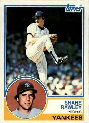 1983 Topps Shane Rawley #592 card