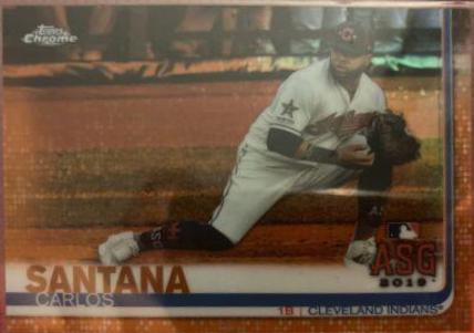Carlos Santana [Orange Refractor] #68