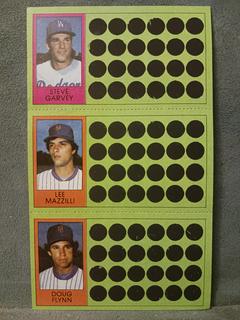 Steve Garvey, Lee Mazzilli, Doug Flynn #56, 75, 93