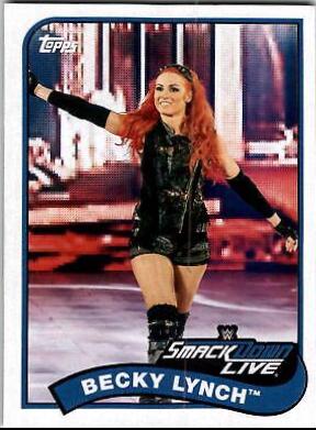 Becky Lynch #10 Wrestling Cards 2018 Topps WWE Heritage