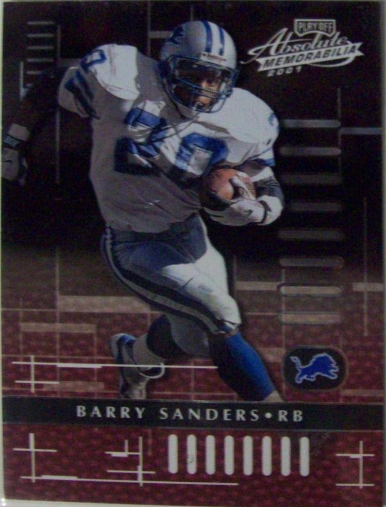 Barry Sanders #32 2001 Playoff Absolute Memorabilia Football