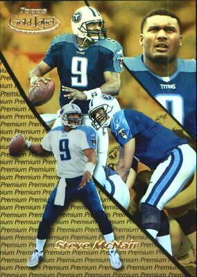 Steve McNair #69 Football Cards 2000 Topps Gold Label Premium